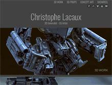 Tablet Screenshot of christophe-lacaux.com